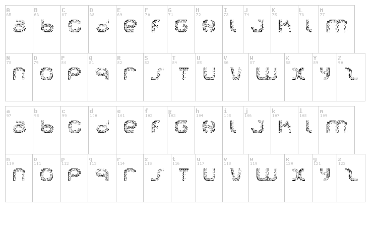 Soda font map